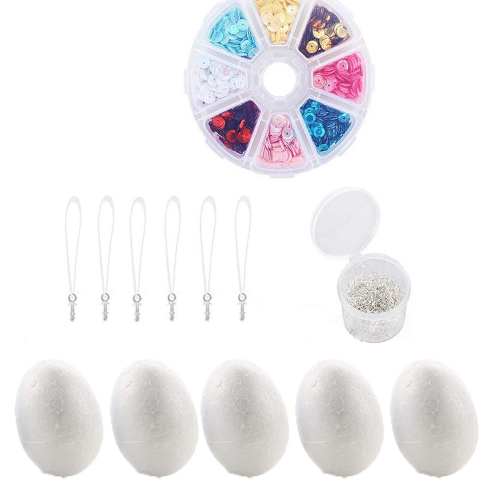 Пасхальное яйцо «сделай сам», 8 цветов, расшитое блестками, игрушка ручной работы, украшение, яйцо, орнамент