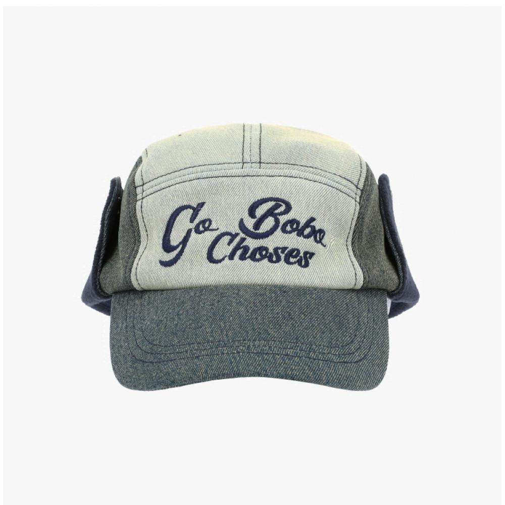 Bobo Choses Denim Winter Earmuff Cap Chafka ballCap B225ai032