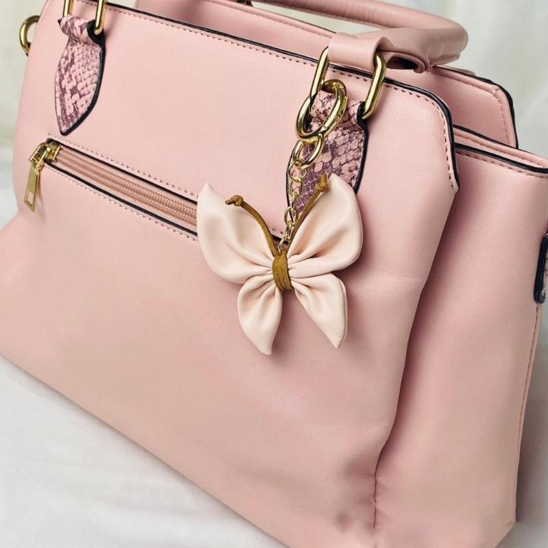 Stylish Butterfly Pendant Keyring Lovely Phonechain Key Chain Decoration Jewelry