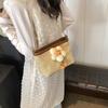 Stylish Retro Small Square Shoulder Bag 2024 Spring Trend Casual Crossbody Bag For Women In Khaki Beige