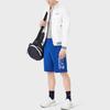 Emporio Armani Ss22 Solid Color Elastic Waist Logo Letter Print Straight Fit Casual Shorts Men shorts Blue 3LPS73-PJ05Z-1597