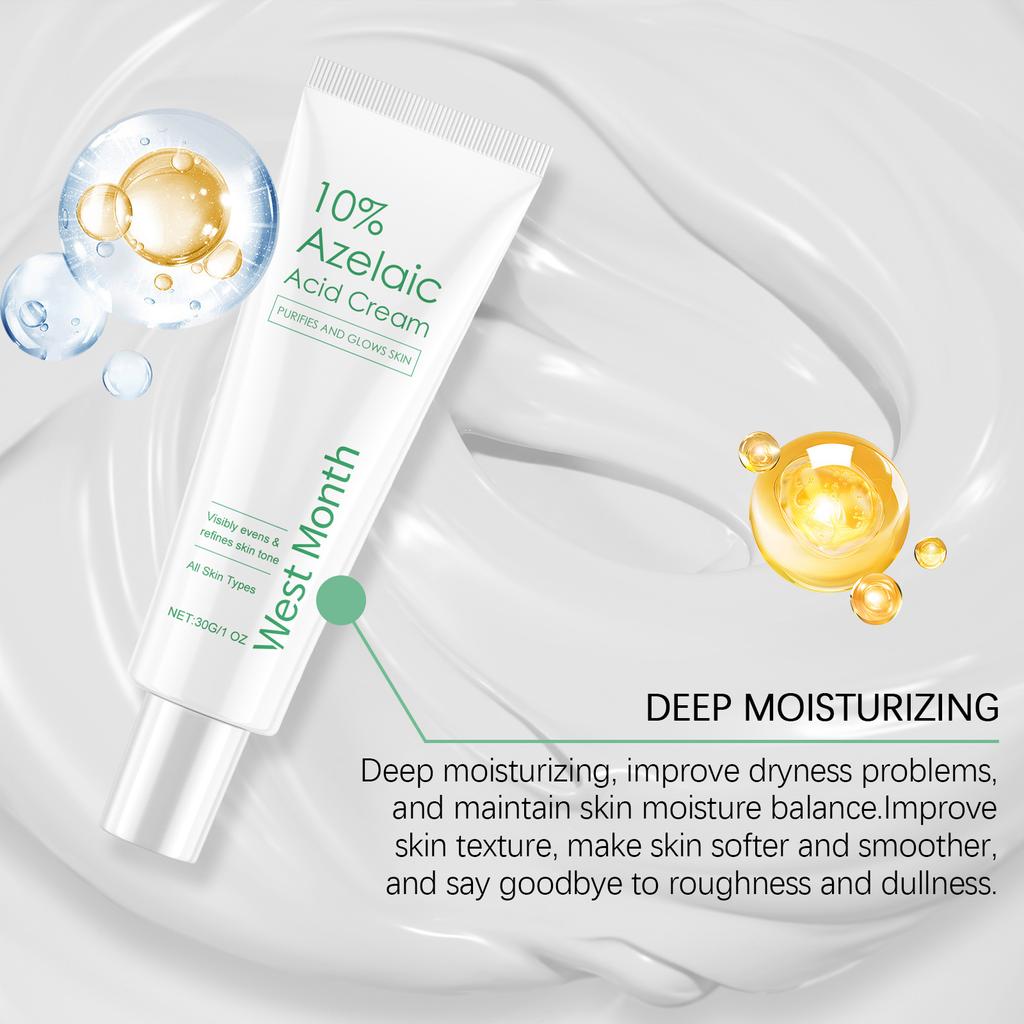 Azelaic Acid Essence Cream Repairs, Moisturizes and Nourishes The Face, Controls Oil and Hydrates, and Is A Gentle and Refreshing Cream