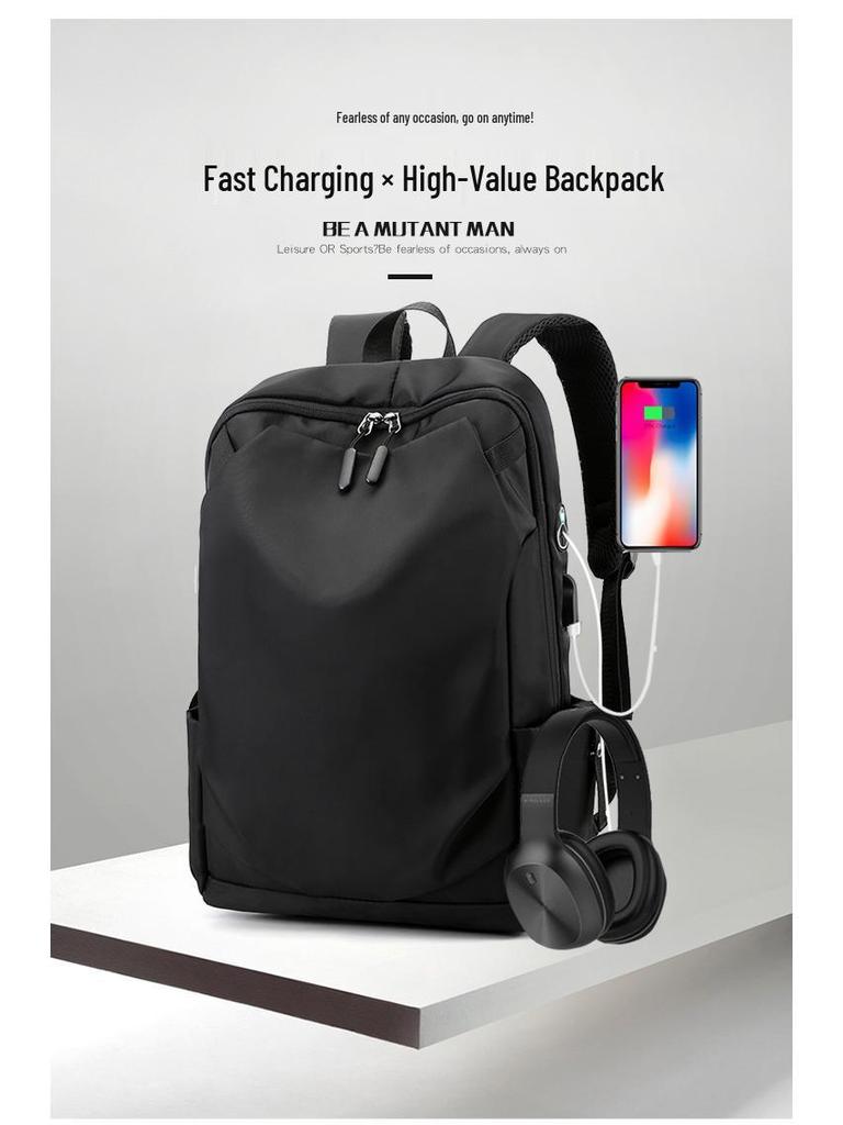 Minimalistischer Reise-Rucksack mit großem Fassungsvermögen für Studenten