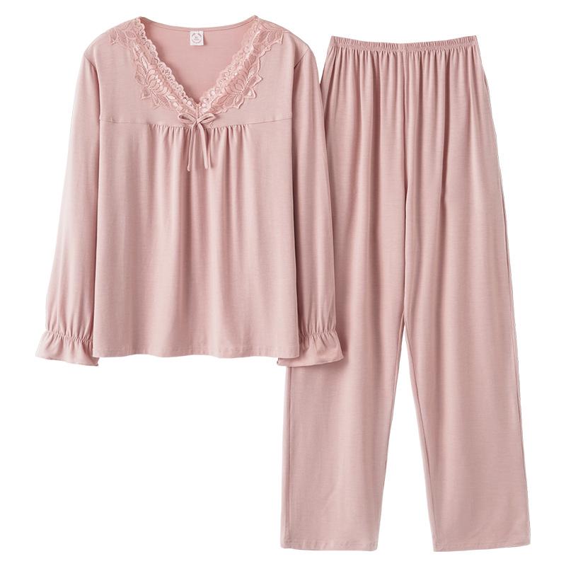 Aifen Teng Women's Long Sleeve Modal Pajamas - New Autumn Collection