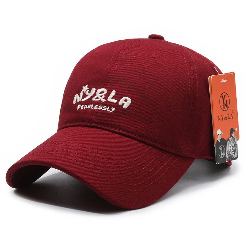 New Embroidery Ball Baseball Cap Sports Sunscreen Men's and Women's Sun Hats Breathable Versatile Casual Duck Tongue