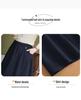 Autumn High Waist Lantern Skirt - Slim Fit, Elastic, Versatile Casual Half Skirt