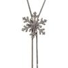 Zircon Snowflake Tassel Necklace: Autumn-Winter Women's Fashion Choker