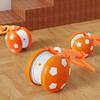 Pet Ball Toy with Tail Rope Rechargeable USB Design Interactive Rolling Cat Toy Boredom