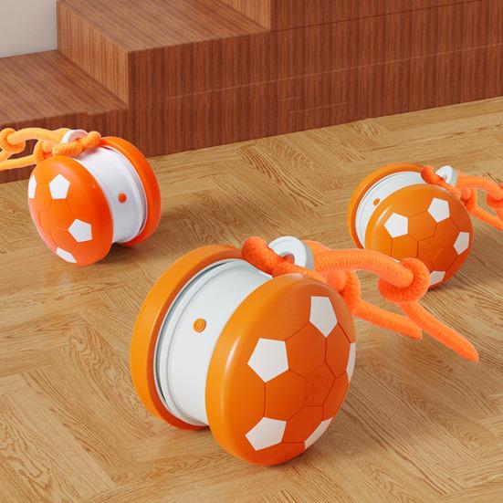 Pet Ball Toy with Tail Rope Rechargeable USB Design Interactive Rolling Cat Toy Boredom