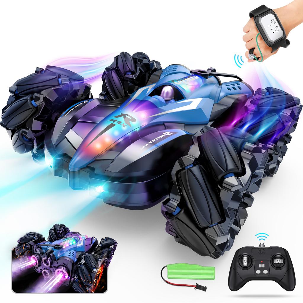 Hot Sale F1 Double-sided Car Gesture Induction Double Spray Stunt Drift Remote Control Car Light Music Children's Toy