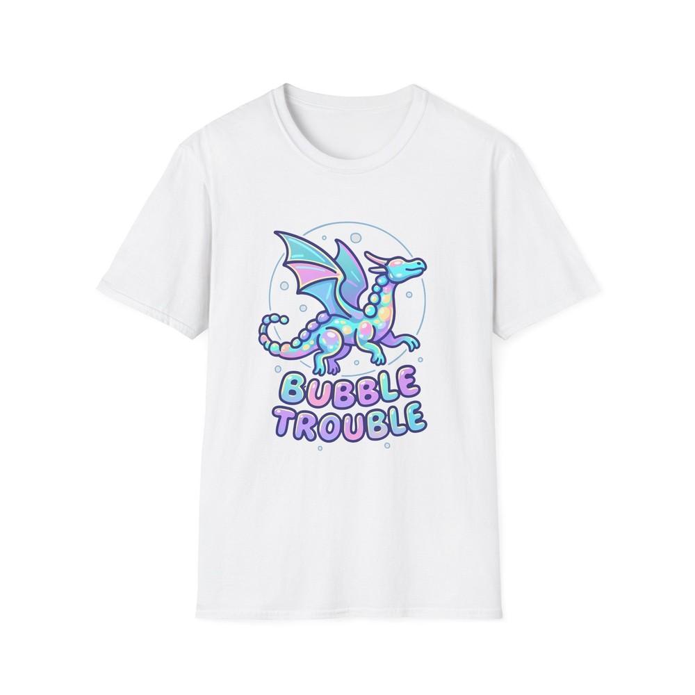 

Unisex Softstyle T-Shirt Bubble Dragon Fantasy Art Surreal Sky Creature 4XL