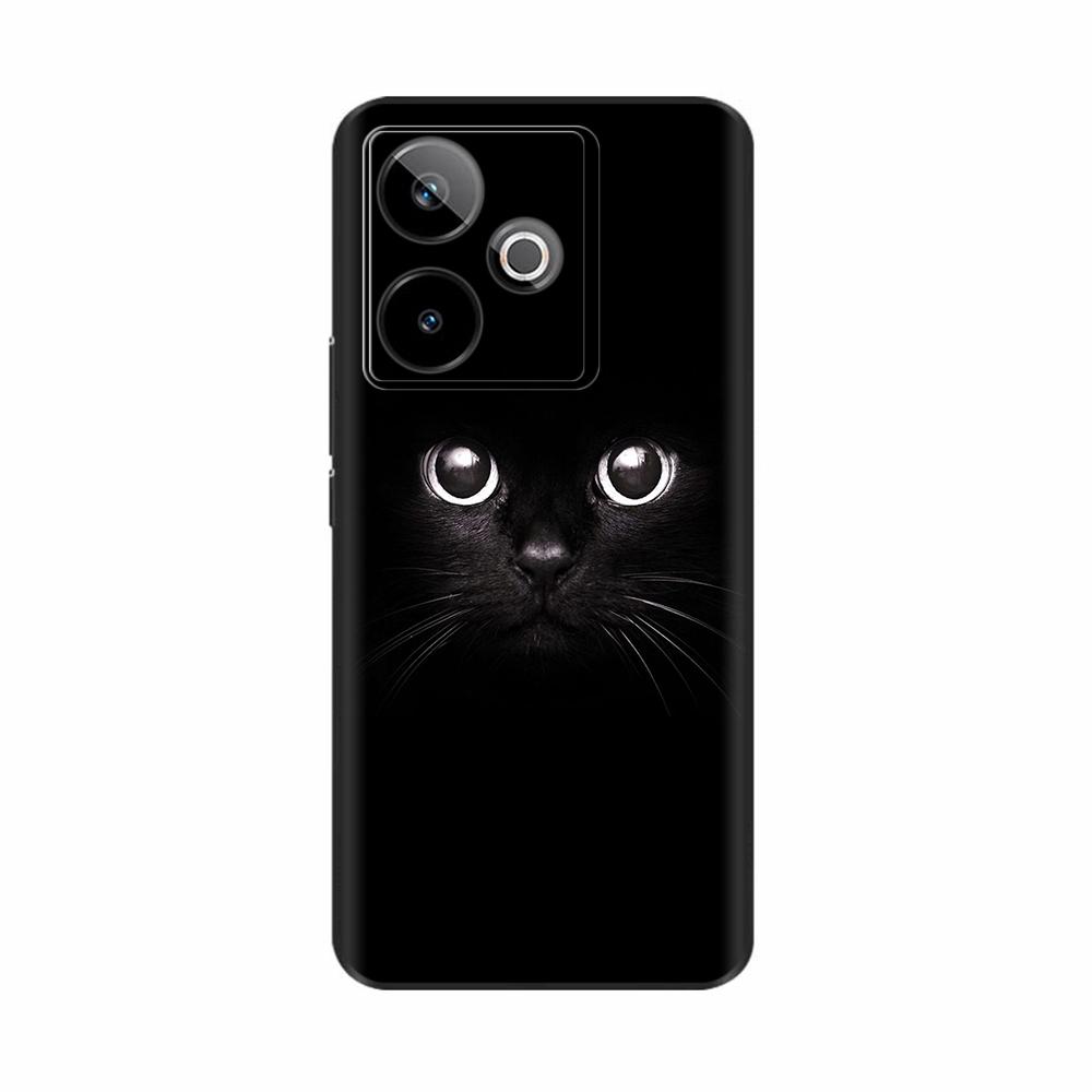 For Realme GT7 GT 7T Case RMX5061 Cat Painted Cover Soft Silicone Phone Case For Realme GT 7T GT7 Pro RealmeGT 7 Pro Fundas Etui