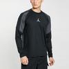 Air Jordan Dri-FIT Colorblock Quick-Dry Crew Neck Long Sleeve T-Shirt Men Tops Black CV2352-010