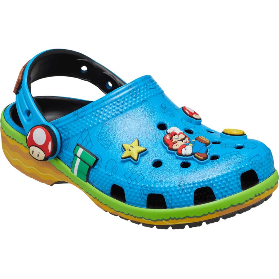 Super Mario X Crocs  Classic Clog Kids Blue Kids Sneakers Multi 212139-90H