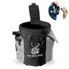 Dog Treat Pouch with Waste Bag Dispenser. Large Capacity, Clip & Carry Design. Perfect for Training & Feeding.