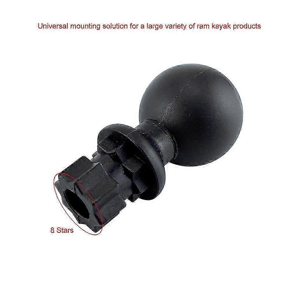 Universal Ball Mount Universal Ball Mount Base for Universal Mounting Plate Kayak Accessories(1pc, black) SZRH A-S