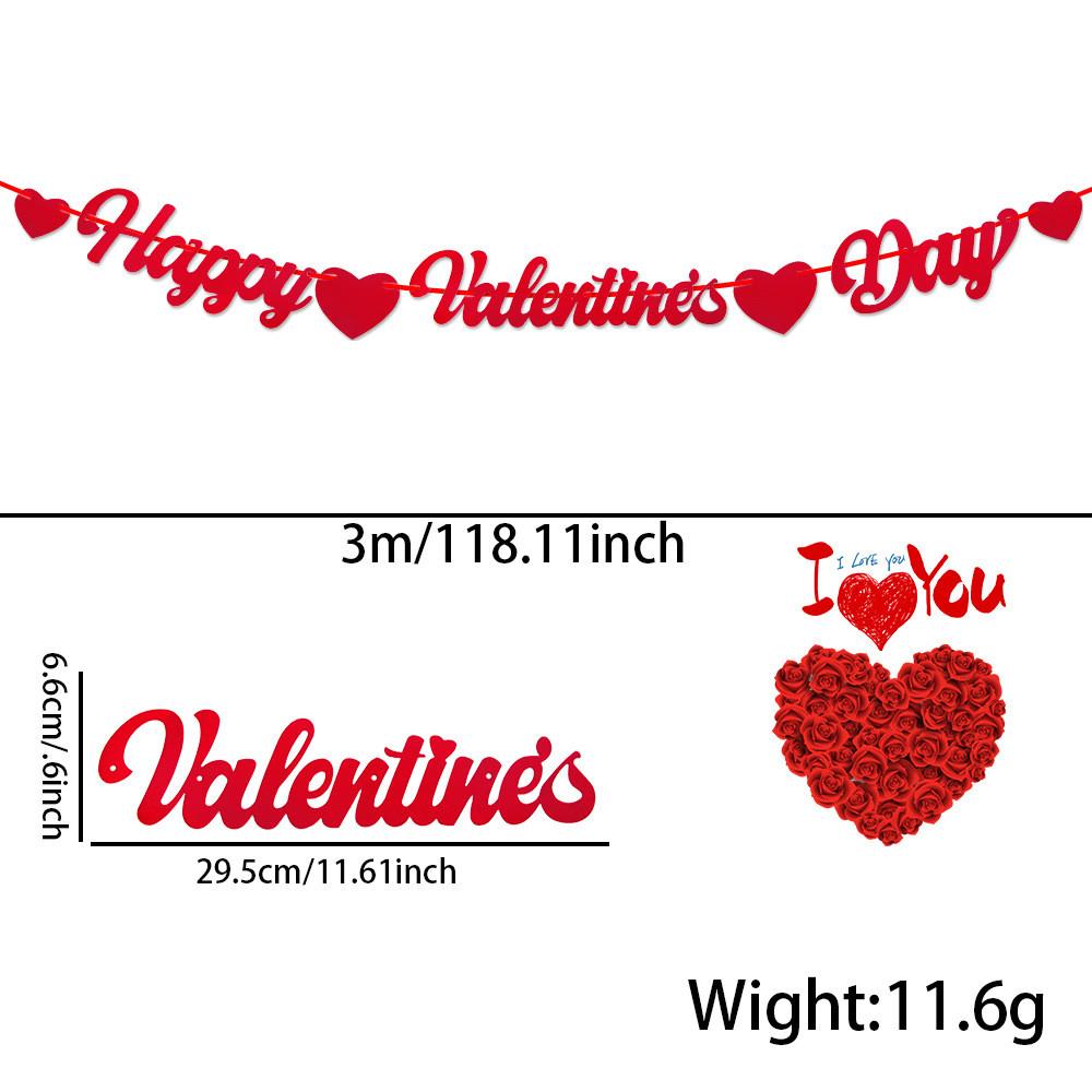 

Красивый баннер-надпись «Счастливого Дня святого Валентина», гирлянда из сердец для незабываемых романтических событий