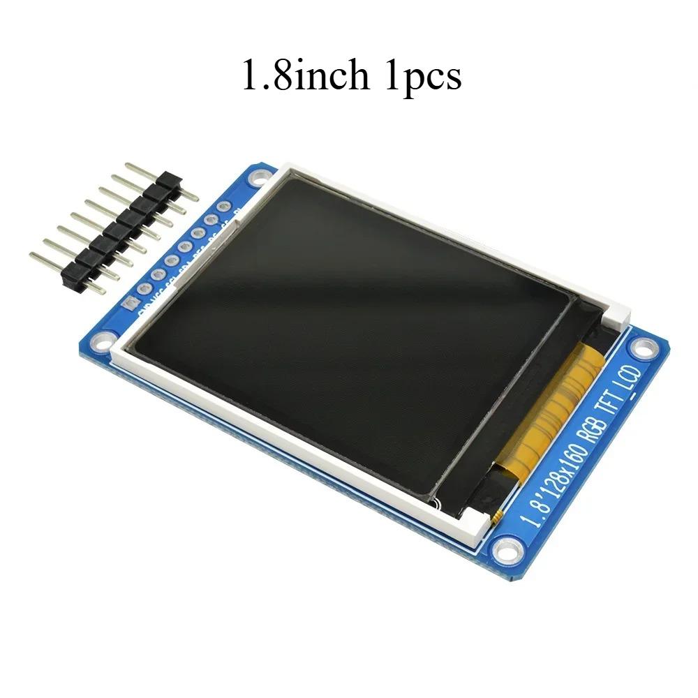 1.8 inch Full Color 128x160 SPI Full Color TFT LCD Display Module ST7735S 3.3V Replace OLED Power Supply for Arduino