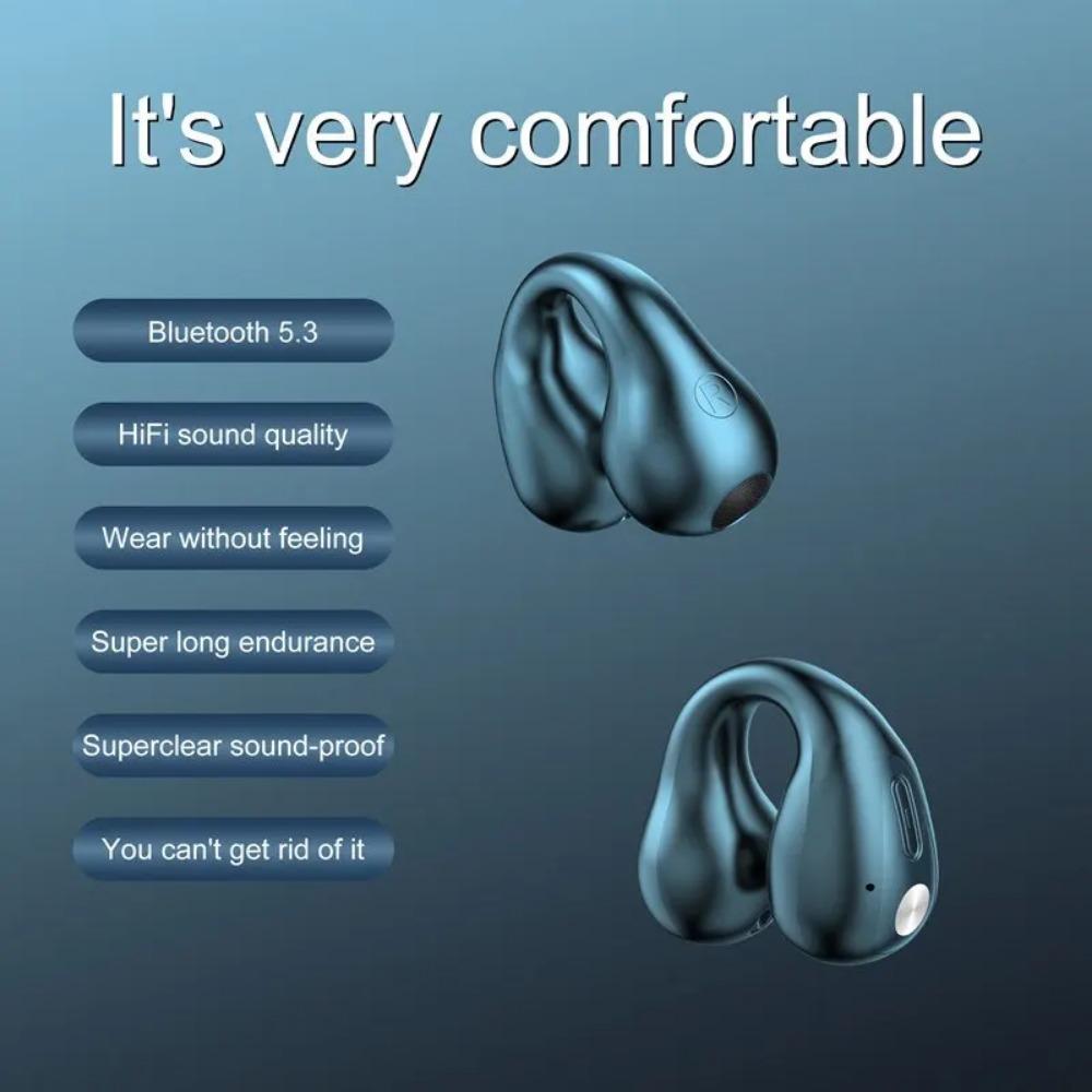 TWS for Ambie Sound Earcuffs Ear Bone Conduction Earring Wireless Bluetooth Earphones Sport Headphones Earbuds For Phones