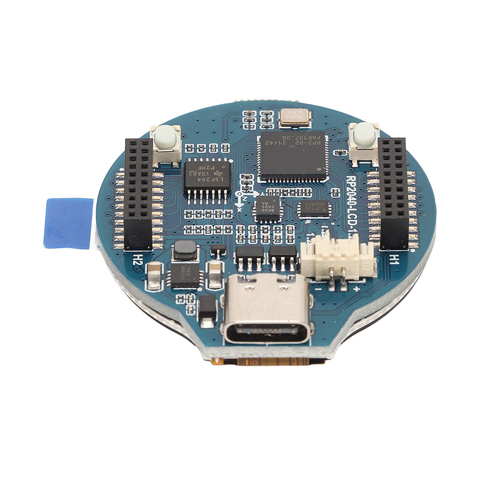 

RP2040 Microcontroller Board Dual Core Processor Type C Interface 1.28in LCD 133MHz RP2040 MCU