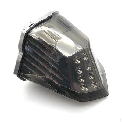Motorcycle Integrated LED Taillight Rear Warning Lamp Easy To Install Turn Signal Indicator Brake