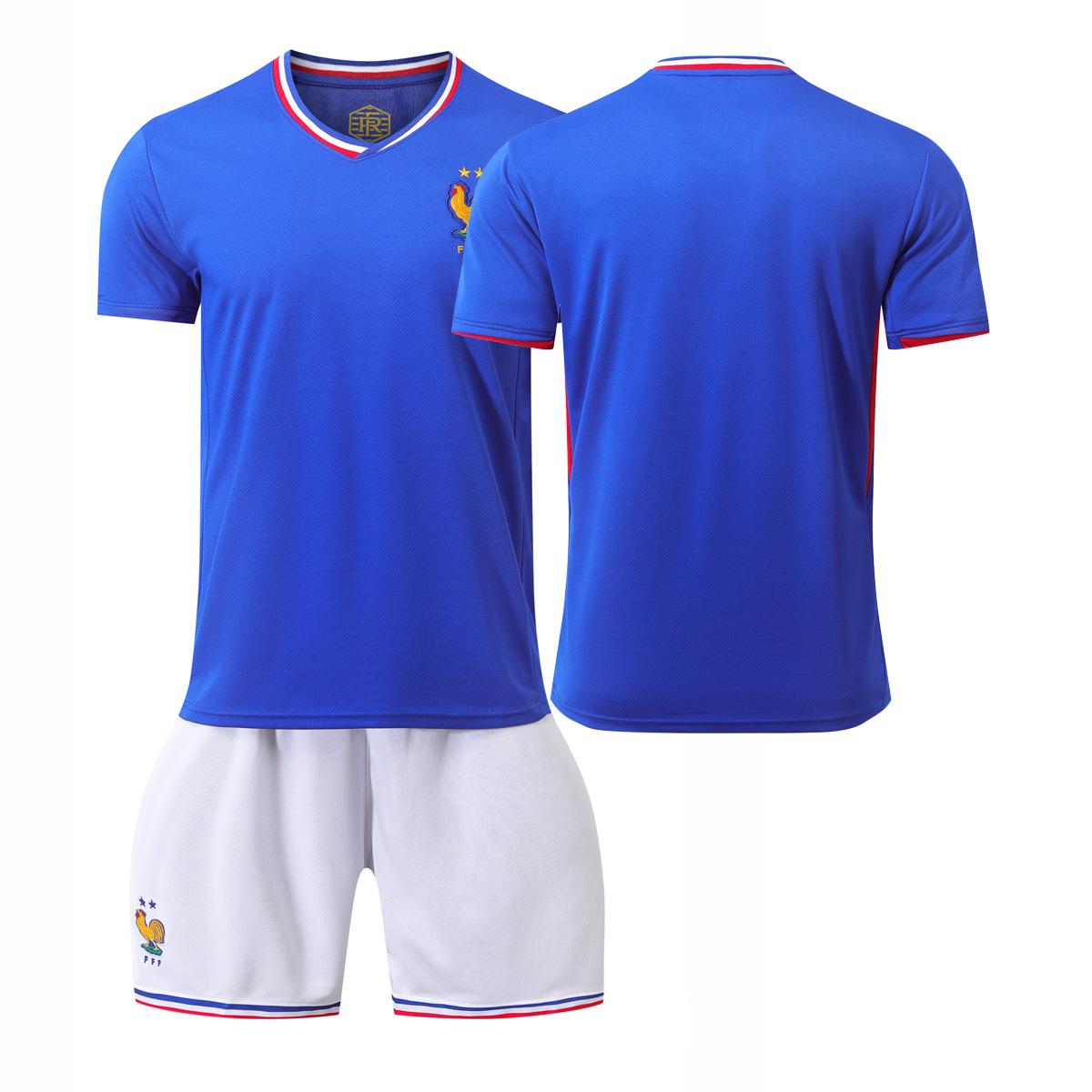 2425 The new European Championship jersey for France home and away, No. 10 Mbappé, No. 7 Griezmann jersey 16