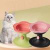 Large Capacity Ceramic Cat Bowl Flower Dog Bowls Durable Pet High Foot Bowl  Pet Feeding