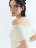 FABRICSEOUL Cape Off Shoulder Knit