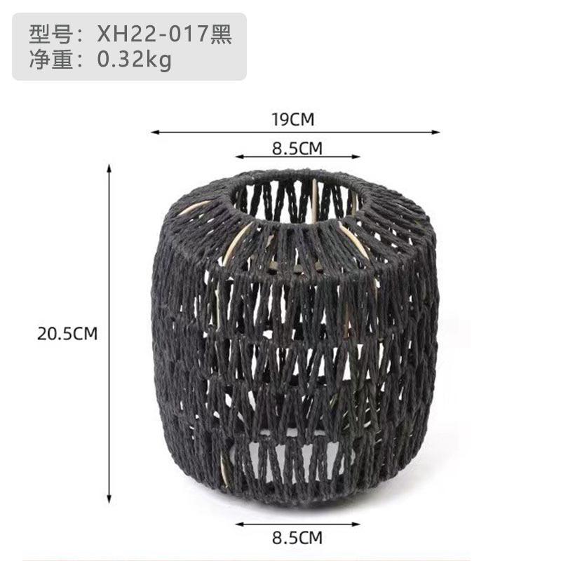Papierseil-Kronleuchter Neuer chinesischer Imitation-Rattan-Lampenschirm B&B-Restaurant Hot-Pot-Shop Kreative DIY-Beleuchtung Web-Beleuchtung Dekoration