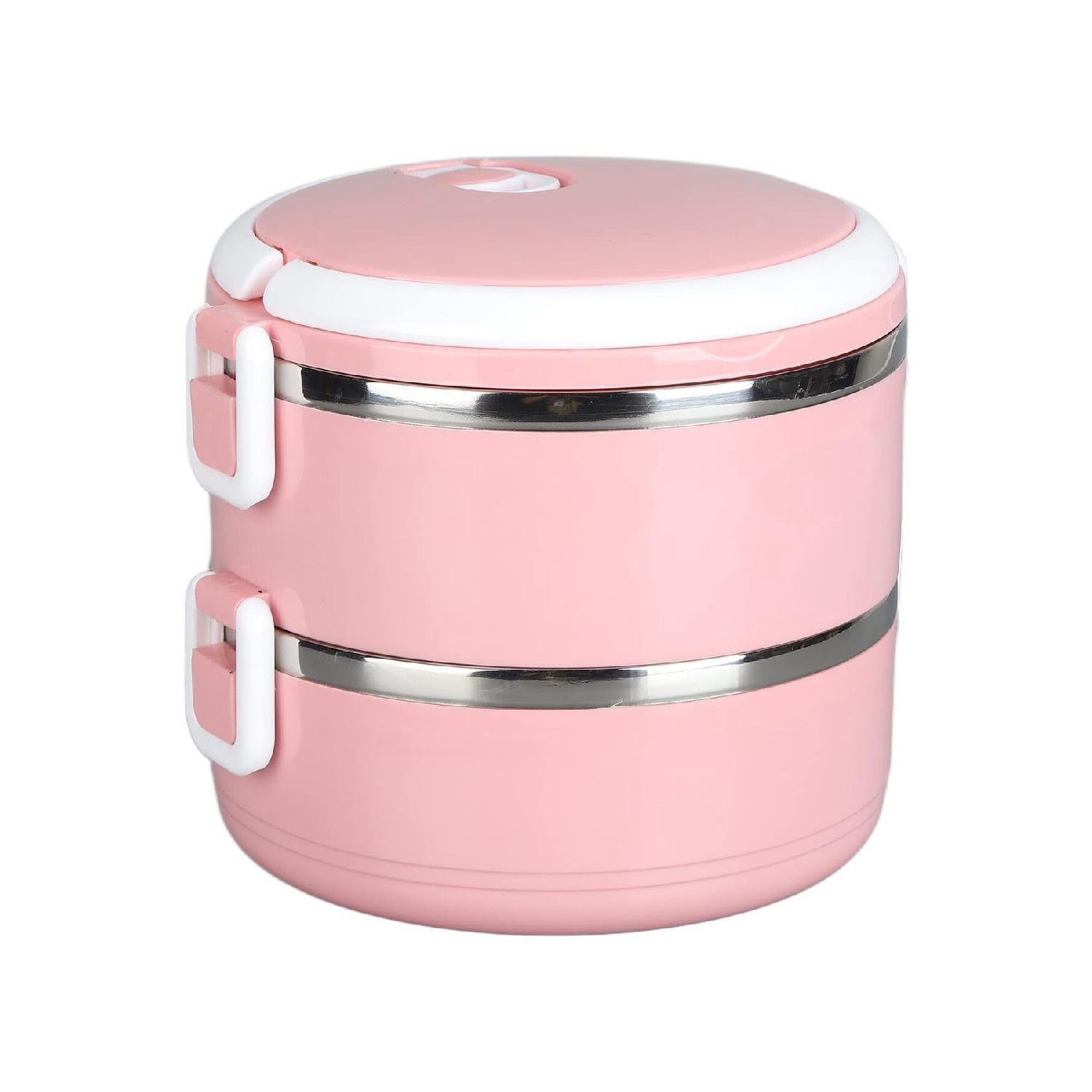 

Vacuum 2-layer Food Transport Container Pink 1.5 Liter рожевий
