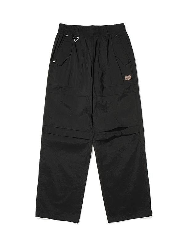 BBC EARTH Knee-Slit Pants_Black