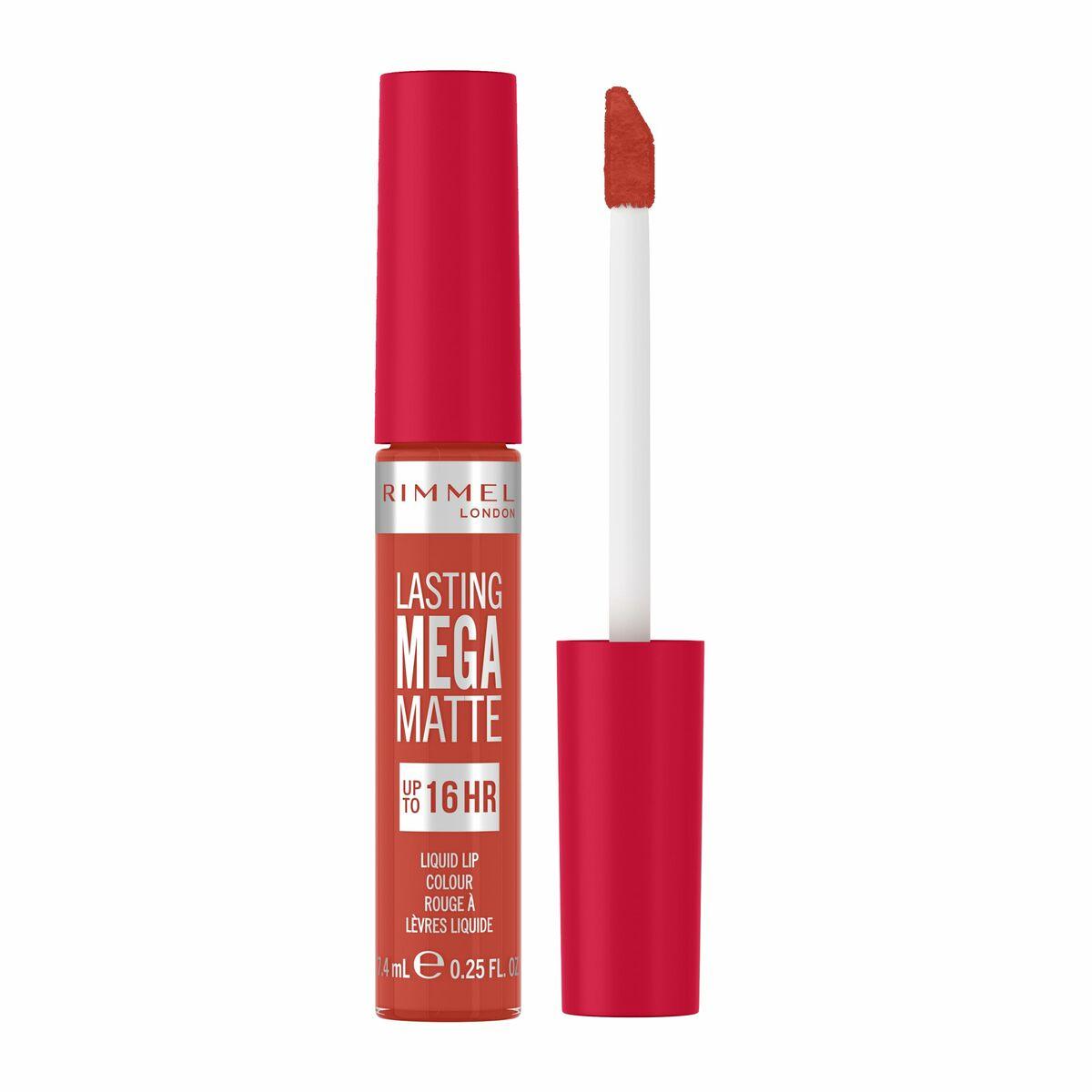 

Rimmel London Lasting Mega Matte Liquid Lipstick No. 920 Scarlet Flames 7.4 ml TU прозрачный