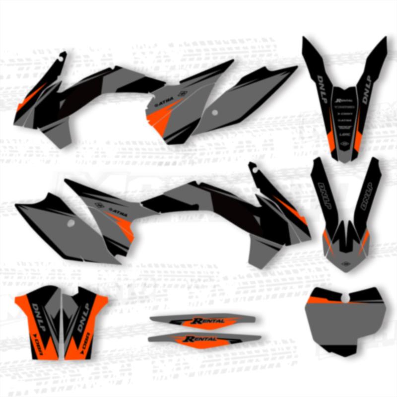 MCHMFG Fairing Graphics Decal Stickers For KTM SX SXF 2013 2014 2015 EXC EXC-F 125 250 300 350 450 2014 2015 2016 SX SXF 2013-2014