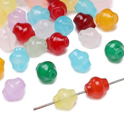 20 Adet Kristal Cam Boncuk Fener Gevşek Ara Boncuklar Takı Yapımı için DIY Bilezik Kolye