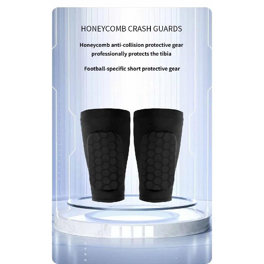 Mini Football Shin Guard Covers - Built-in Mini Shin Guard Covers, Suitable for Men, Women and Teenagers - Small Shin Guards