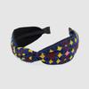 LALA Ethnic Lattice Hairband - BLACKBLUE