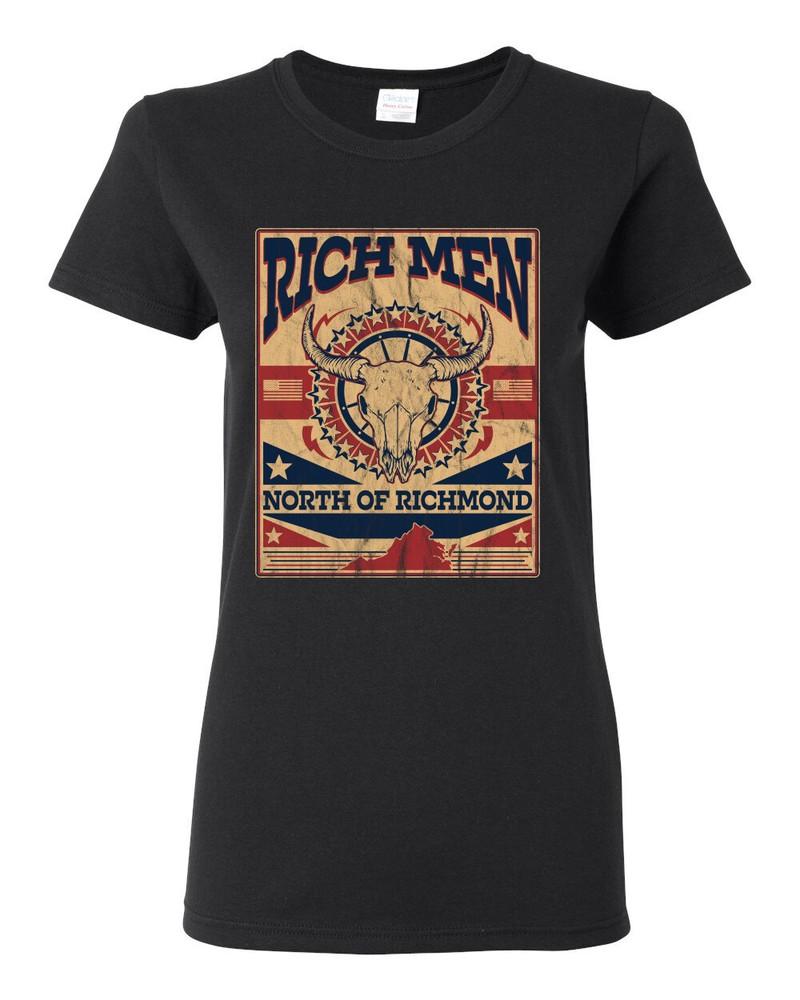 Rich Men North of Richmond Distressed Steer Women Graphic TShirt Unisex T-Shirt XL