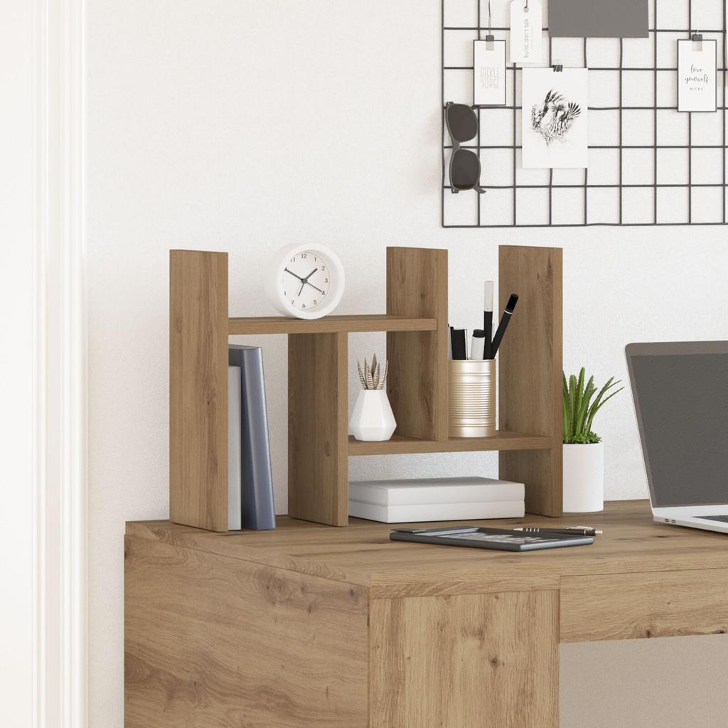 1 Piece creative design desktop storage rack, display rack for ornaments, cosmetics storage, 50x15.5x35.5 cm