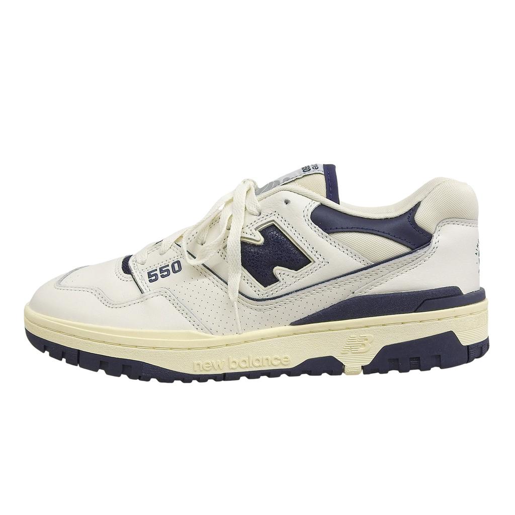 Kusursuz YENİ BALANCE spor ayakkabıları AIME LEON DORE beyaz deri erkek 28.5 BB550ALF Kullanılmış