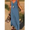 Womens Summer V Neck Tank Dress With Stripes And Beads For Casual Travel