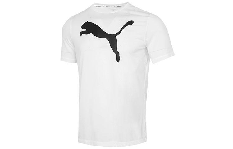 PUMA X Rhuigi Elevated T Shirts Men s White Crew Neck Moderate Straight Fit 588860-02 L