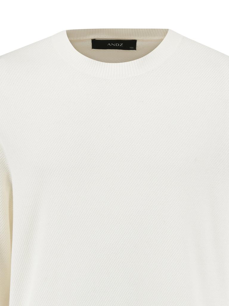 AND Z Men'S Machine Washable Knit Round Neck Long Sleeve T-Shirt_Blg1Er1001Iv