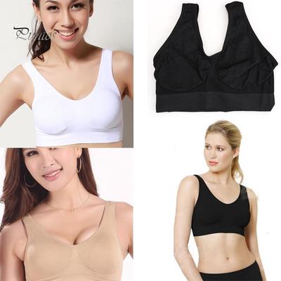 Reggiseno senza cuciture sexy a strato singolo da donna senza fili per sport yoga modellante moda