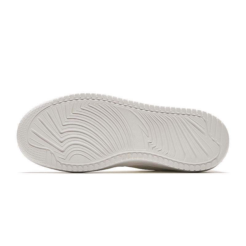 Anta Lightweight Classic Versatile Non-Slip Wear-Resistant Lightweight Increased Height Low-Top Skate Shoes Women Sneakers White Blue 922528001-3