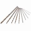 10Pcs Twist Drills Rotary Tools Mini Micro Aluminum Hand Manual Hole Opener and Keyless Chuck.