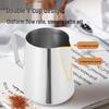 304 Stainless Steel Latte Art Milk Frothing Jug - Embossed Spout for Perfect Foam