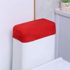Soft Toilet Tank Dust Cover Stretch Washable Toilet Tank Lid Tray Topper