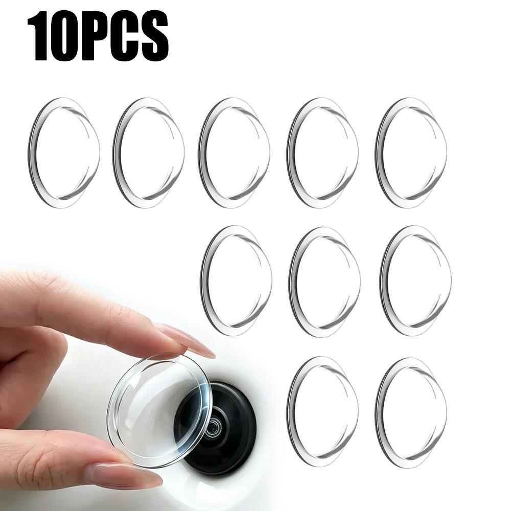 1-11pc Car Camera Lens Protector Cover Universal  Clear Anti-Scratch Lens Guard  Rear View Backup Camera Covers 161° Camera Prot