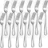6/12Pcs Stainless Steel Dinner Fork Set 8In Fruit Fork Kit Cutlery Dessert Fork for Home Kitchen Restaurant Kitchen Tableware Se