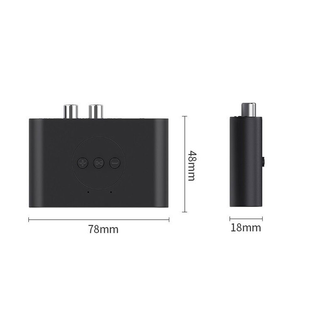 RCA Jack Bluetooth Audio Receiver Bluetooth 5.3 Stereo Music Adapter Portable Wireless Adapter